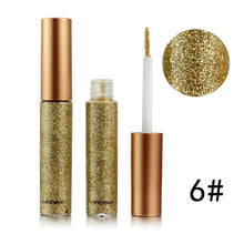 Load image into Gallery viewer, Glitter Liquid Eyeliner Pen Diamond Metallic Shine Eye Shadow & Liner Combination Pencil Eyes Makeup Glow Eyeshadow Cream Stick