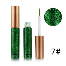 Load image into Gallery viewer, Glitter Liquid Eyeliner Pen Diamond Metallic Shine Eye Shadow & Liner Combination Pencil Eyes Makeup Glow Eyeshadow Cream Stick
