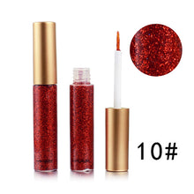 Load image into Gallery viewer, Glitter Liquid Eyeliner Pen Diamond Metallic Shine Eye Shadow & Liner Combination Pencil Eyes Makeup Glow Eyeshadow Cream Stick