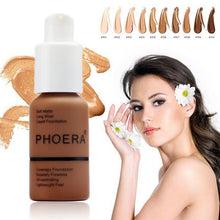 Load image into Gallery viewer, PHOERA Face Foundation Cream Concealer Brighten Waterproof Full Coverage Professional Makeup Facial Matte Base Make Up Dropship
