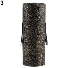 Load image into Gallery viewer, Travel Makeup Brush Pen Storage Holder Cosmetic Faux Leather Case Box Container