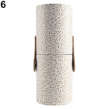 Load image into Gallery viewer, Travel Makeup Brush Pen Storage Holder Cosmetic Faux Leather Case Box Container