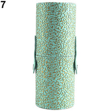 Load image into Gallery viewer, Travel Makeup Brush Pen Storage Holder Cosmetic Faux Leather Case Box Container